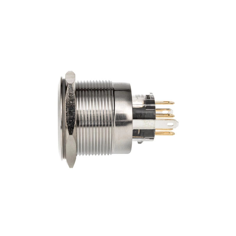 Vandaalikindel surunupplüliti DimasTech PD197 25mm Silverline rõngaga