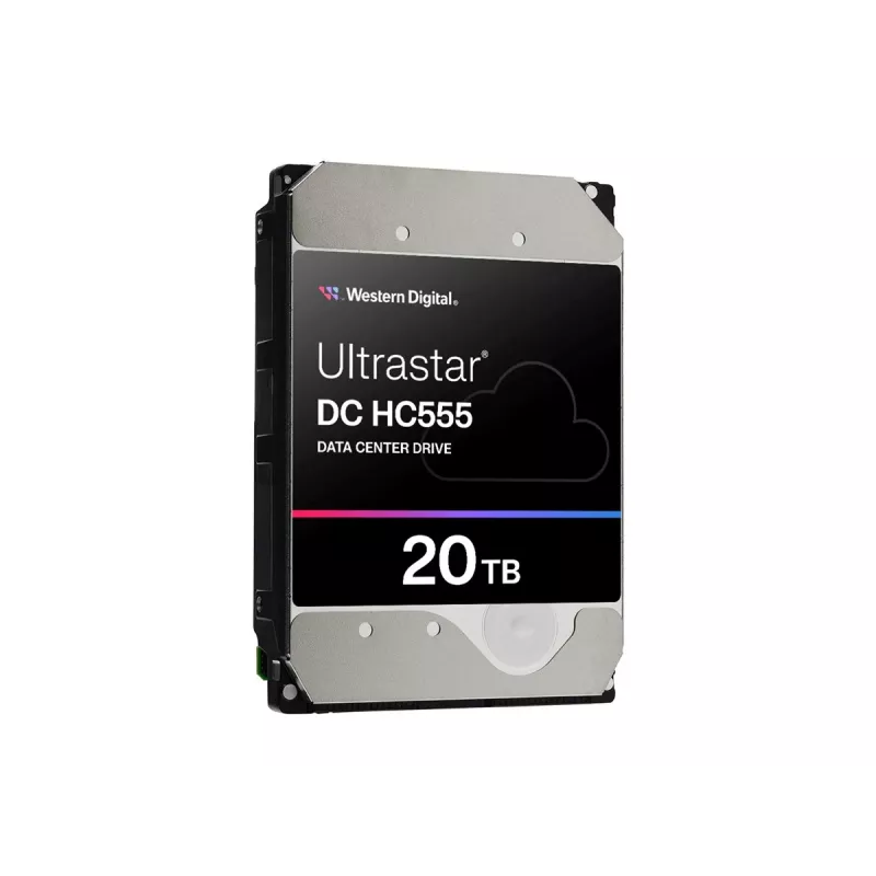 WD Ultrastar DC HC555 - Festplatte - Datencenter - 20TB - intern - 3,5 (8,9 cm) - SAS 12Gb/s - 7200 rpm - Puffer: 512MB (0B47749)