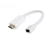 Microconnect HDMMDP videokaabli adapter 0,1 m HDMI Type A (Standard) Mini DisplayPort valge