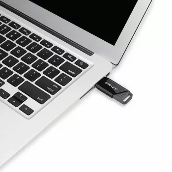 PNY Attaché X, 64 GB, USB Type-A, 3.2 Gen 1 (3.1 Gen 1), 130 MB/s, Dia, Must