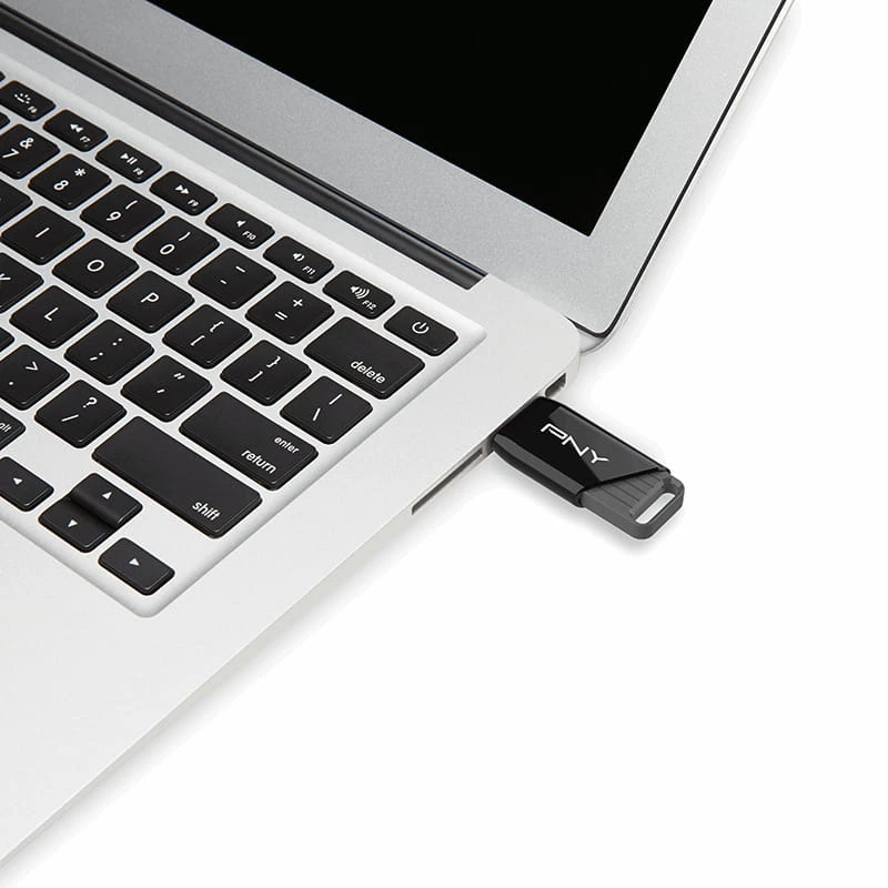 PNY Attaché X, 64 GB, USB Type-A, 3.2 Gen 1 (3.1 Gen 1), 130 MB/s, Dia, Must