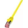 Võrgukaabel LogiLink 2m RJ-45 Cat6 S/FTP Kollane
