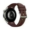 Nutikell HUAWEI WATCH 5 Classic 46 mm, 1.38 tolli AMOLED 466×466, puuteekraan, GPS, hõbedane korpus, pruun rihm