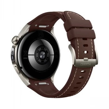 Nutikell HUAWEI WATCH 5 Classic 46 mm, 1.38 tolli AMOLED 466×466, puuteekraan, GPS, hõbedane korpus, pruun rihm
