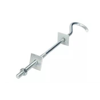 Kaablikonks Extralink Hook riputusklambritele 12/230mm M12 Hõbedane