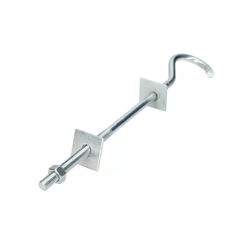 Kaablikonks Extralink Hook riputusklambritele 12/230mm M12 Hõbedane