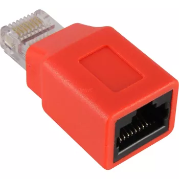 Wentronic Goobay CAT 5e RJ45 pistik/ühendus, ristühendus - kuni 100 MHz võrkudele (68912)