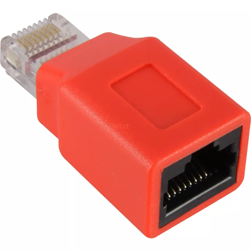Wentronic Goobay CAT 5e RJ45 pistik/ühendus, ristühendus - kuni 100 MHz võrkudele (68912)