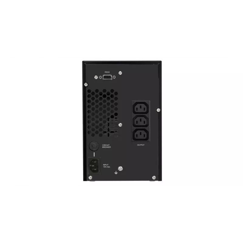 Infosec E4 Value 1000 katkematu toiteallikas (UPS) Topeltmuundus (Online) 1 kVA 3 vahelduvvoolu väljundit