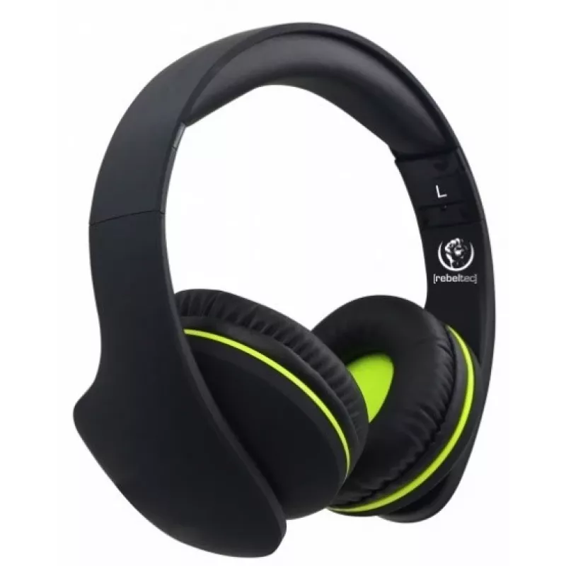 Bluetooth-kõrvaklapid Rebeltec Viral, must, ümberkõrvaklapid
