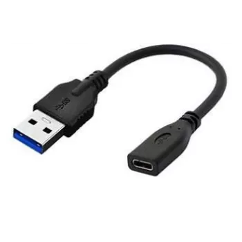 Microconnect USB3.0ACF02 USB-kaabel USB 3.2 Gen 1 (3.1 Gen 1) 0,2 m USB A USB C Must
