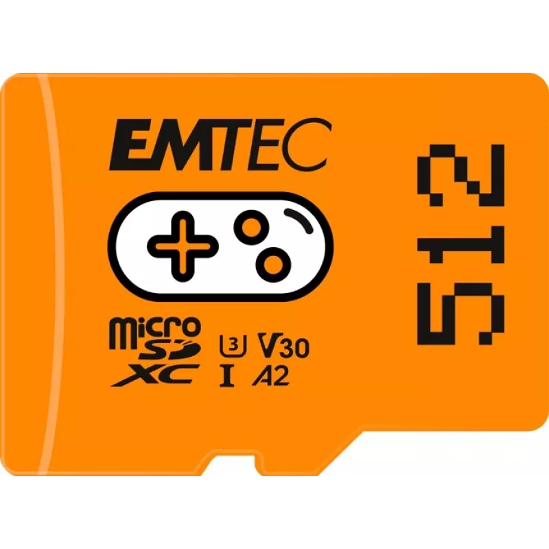 MicroSDXC-kaart Emtec Gaming 512 GB