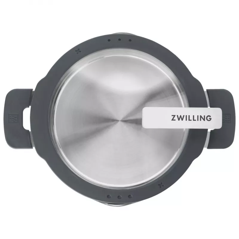 ZWILLING roostevabast terasest potikomplekt SIMPLIFY 5 tk — nõudepesumasina- ja ahjukindel, klaaskaaned, sobib keraamilistele pliidiplaatidele