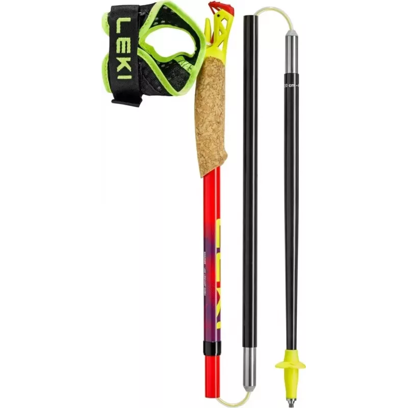 Matkakepid LEKI TRL ULTRATRAIL FX ONE, 125cm Punane