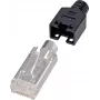 Renkforce H9540.4-10 juhtmepistik RJ45 must - hõbedane - läbipaistev (H9540.4-10)