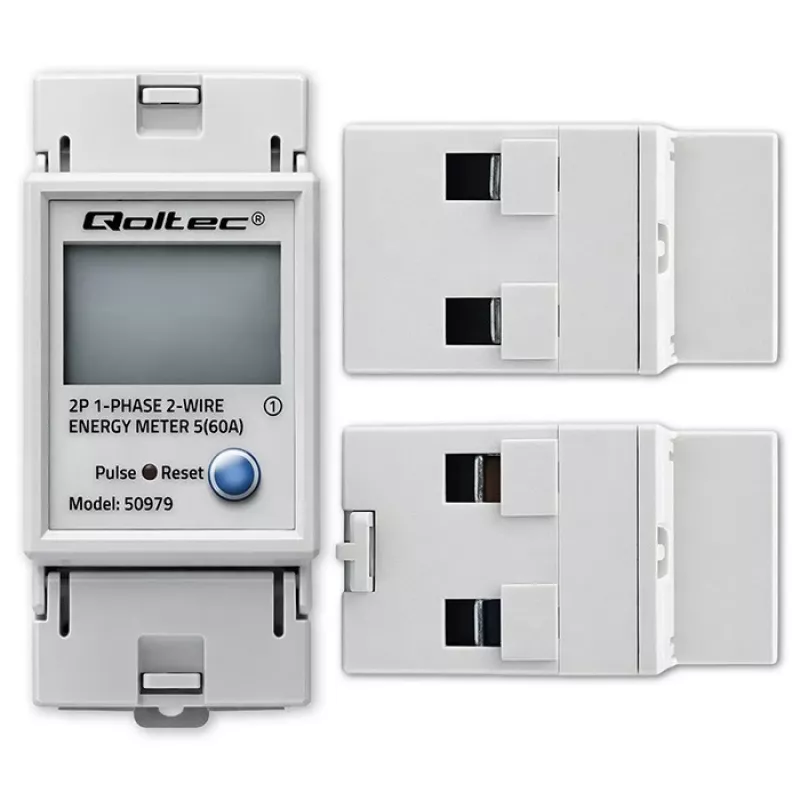 Energiaarvesti QOLTEC Ühefaasiline DIN-liistule 230V (MPN 50979)