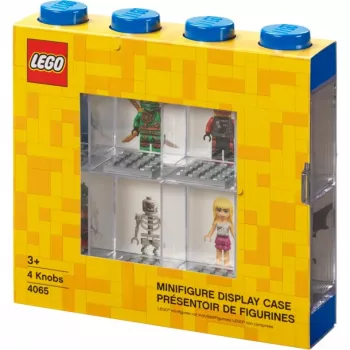 Room Copenhagen LEGO minifiguuride vitriin Sinine (Sinine/läbipaistev. läbipaistev)
