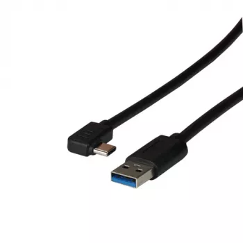 EFB-Elektronik USB 3.2 Gen1 5Gbit/s 3A kaabel, A-tüüpi pistik – C-tüüpi 90° pistik, 3 m