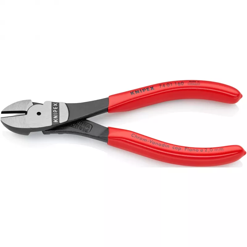 Diagonaaltangid Knipex 74 01 160, kroom-vanaadiumteras, plastkäepide