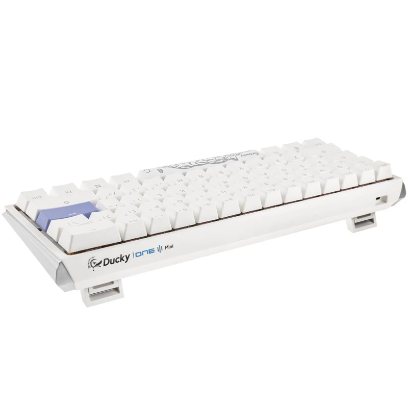 Ducky One 3 Classic Pure Valge Mini Gaming klaviatuur, RGB LED - MX-Punane (US) (DKON2161ST-RUSPDPWWWSC1)