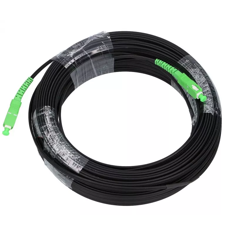 Kiudoptiline kaabel Extralink EX.19348 15 m SC–SC FTTH G.657.A2 must/roheline