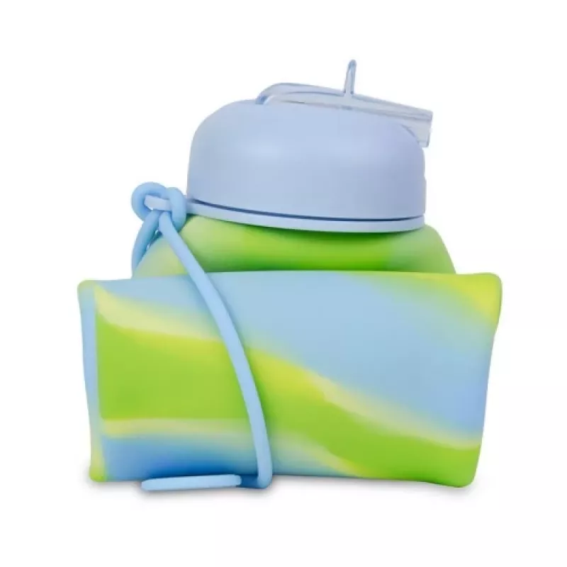 Spordiveepudel Cool Pack silikoonist veepudel Z14770 600 ml tüdrukutele sinine