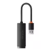 Baseus Lite Series USB-lt RJ45 võrguadapterile, 100Mbps (must)