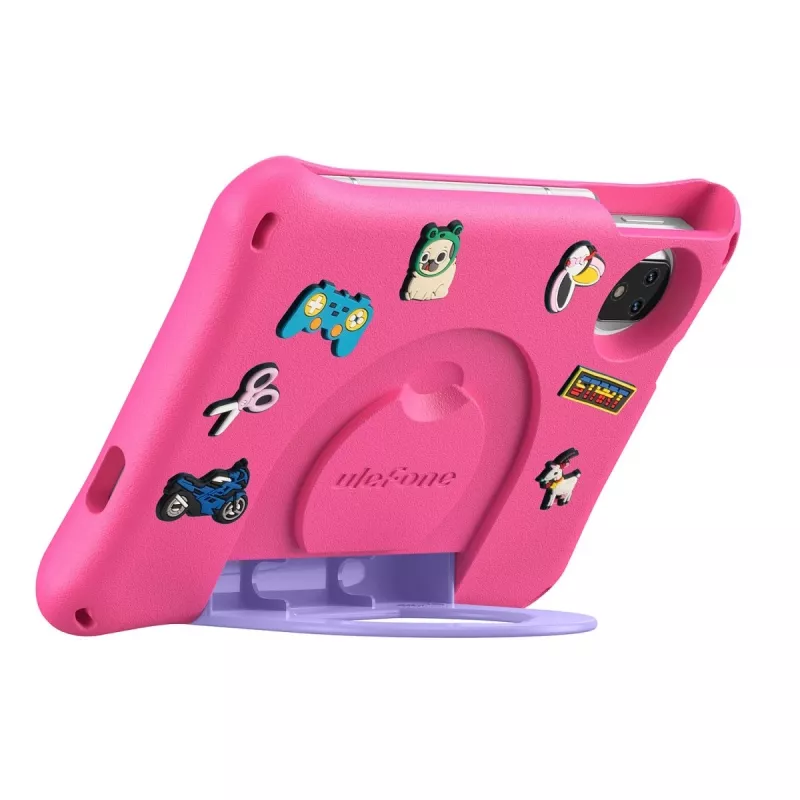 Tahvelarvuti UleFone Tab A9 Pro Kids — 4 GB muutmälu, 128 GB salvestusruumi, LTE, roosa