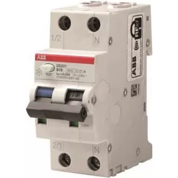 ABB DS201 B25A30 - RCBO lüliti karakteristik B tüüp A 25 30 mA - miniatuurne liitvoolukaitselüliti (2CSR255180R1255)