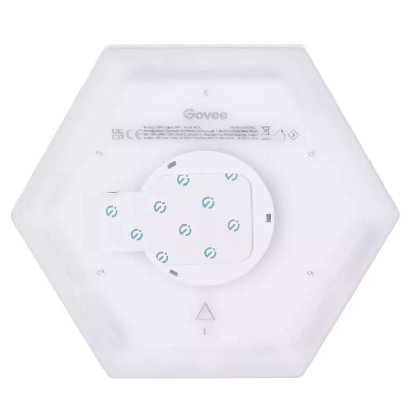 LED nutipaneel Govee B6066 Hexa Pro RGBIC Bluetooth Wi‑Fi 10 tk