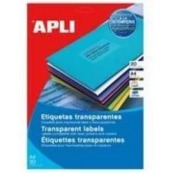 Läbipaistvad ilmastikukindlad sildid agipa 119027 63,5 x 38,1 mm (rullis)