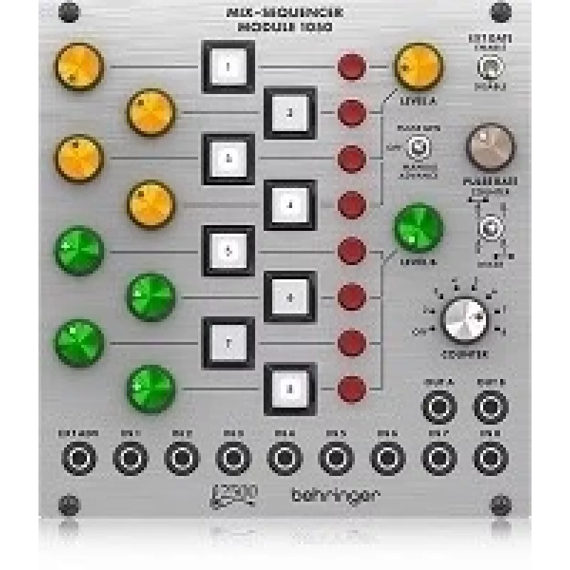 Behringer 1050 MIX-SEQUENCERI MOODUL 2500 seeria modulaarne süntesaatorimoodul