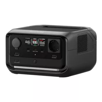 Kaasaskantav elektrijaam EcoFlow River 3 Plus — LiFePO4 286Wh, AC ja USB väljundid, laadimine päikesepaneelist/autost