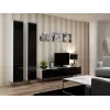 Cama elutoa mööblikomplekt VIGO 4 valge/must läikiv
