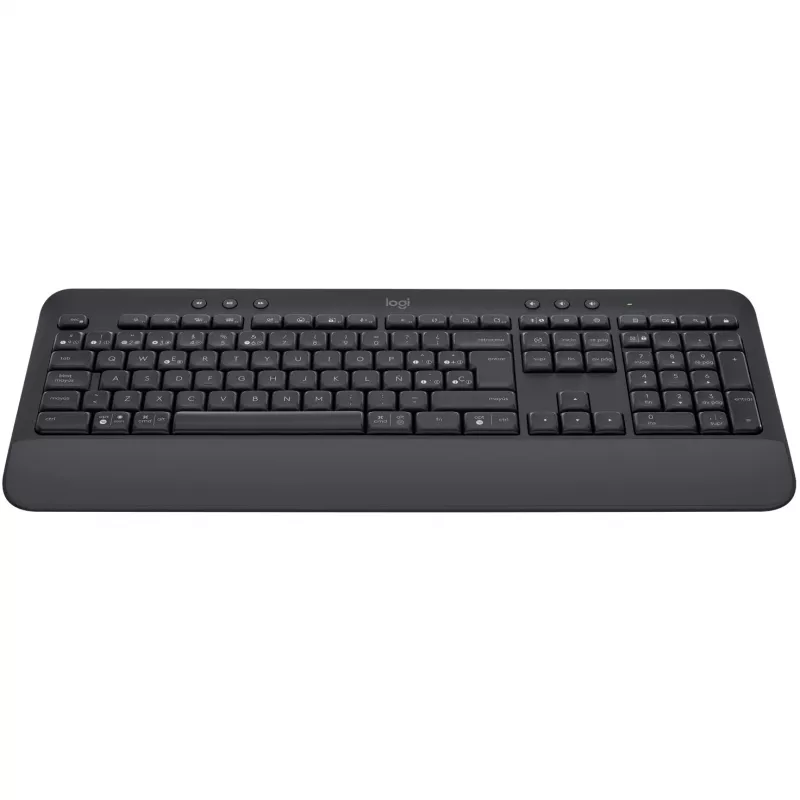 Logitech Signature K650 - Klaviatuur - Juhtmevaba - Bluetooth 5,1 - QWERTY - Hispaania - Grafiit (920-010917)