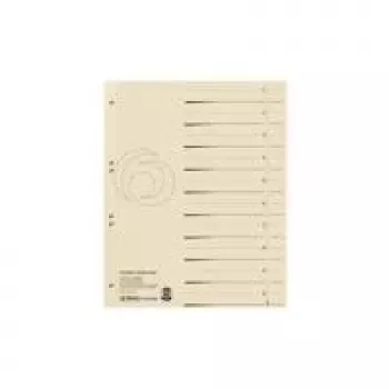 Jaotajaga mapp Herlitz 10840205 Beež Papp A4