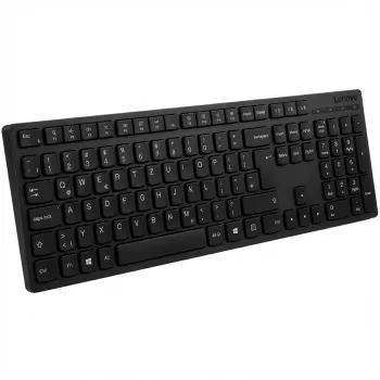 Lenovo Professional - Klaviatuur - täissuuruses - juhtmevaba - 2,4 GHz, Bluetooth - QWERTZ - saksa - hall - pruun karp (4Y41R64517)