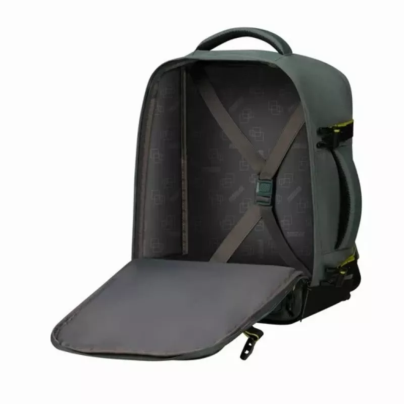 Käsipagasikott American Tourister Take2Cabin MS Wizz Air jaoks - tume metsaroheline