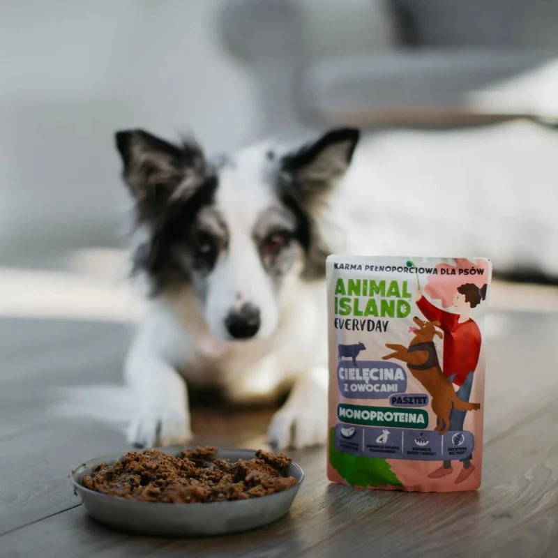 ANIMAL ISLAND Igapäevane Monoproteiin vasikaliha - märg koeratoit - 300g
