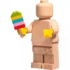 LEGO Puidust Minifiguur, kaunistus Puit