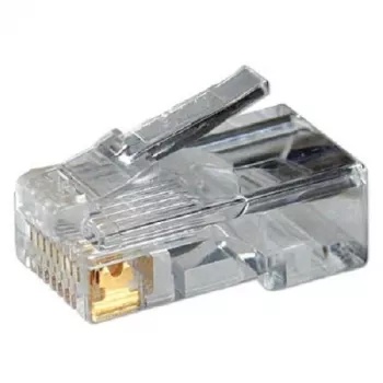 RJ-45 Wire Connector LOGILINK MP0002, CAT5e, läbipaistev, 100 tk pakend