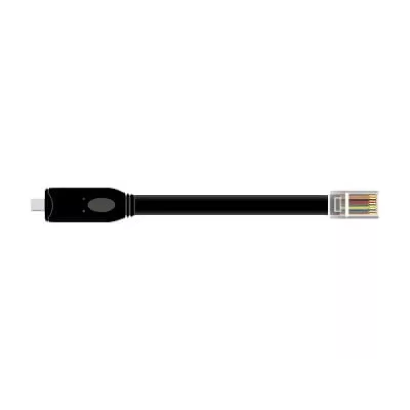 DeLock - Jadapordi adapter - USB-C - RS-232 x 1 - Must (63912)