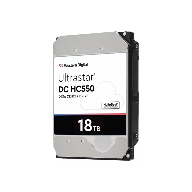 Western Digital Ultrastar DC HC550 18 TB 3,5-tolline SAS 12 Gb/s ettevõtte kõvaketas (HDD), 7200 p/min, 512 MB (0F38353 / WUH721818AL5204)