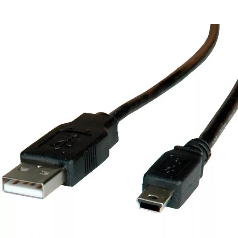 ROLINE USB 2.0 kaabel, Type A - 5-Pin Mini 1,8m (11.02.8719)