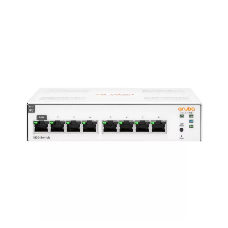 HPE Aruba Networking Aruba Instant On 1830 8G Hallatav L2 Gigabit Ethernet lüliti