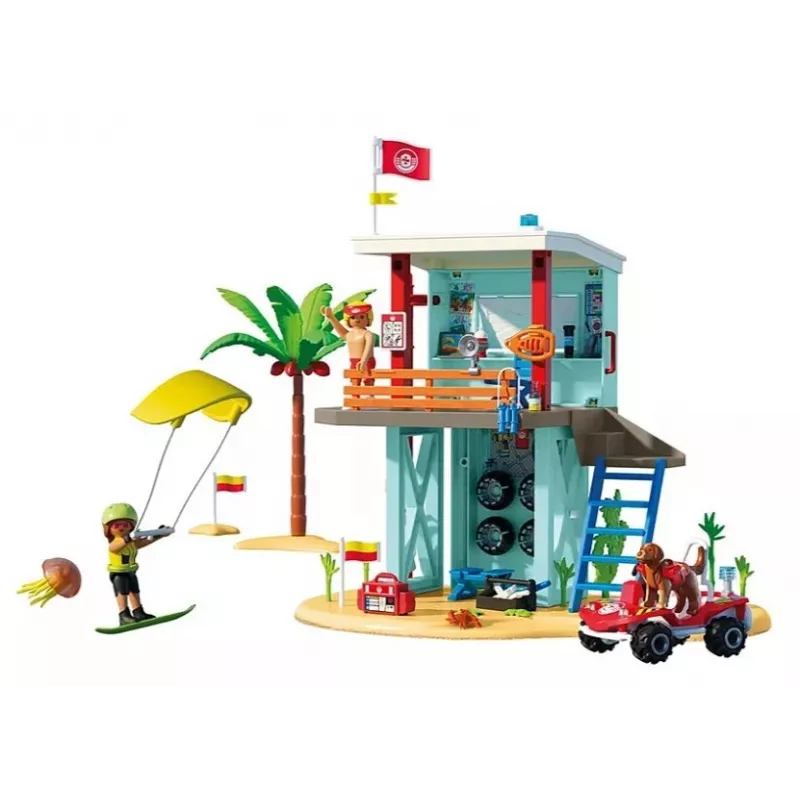 PLAYMOBIL Päästetorn ja rannabugi 71903 – mängukomplekt torni ja bugiga