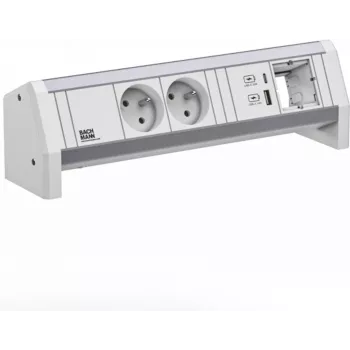 Pikendusjuhe Bachmann DESK 2xUTE mudel 902.0298 — lauaarvuti toitejaotus kahe UTE pistikupesaga