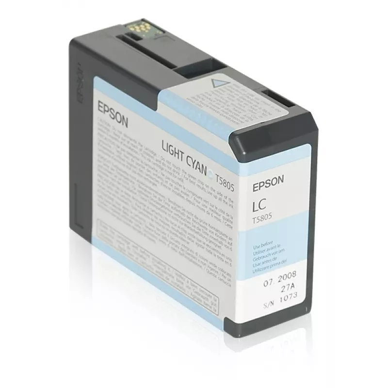 Epson Singlepack Light tsüaan T580500, Light tsüaan, pigmenttint, 80 ml, 1 tk, üksikpakend