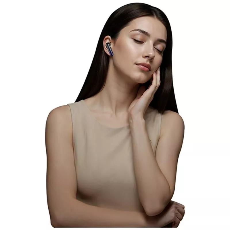 Bluetooth kõrvaklapid Usams TWS E02 ANC+ENC must
