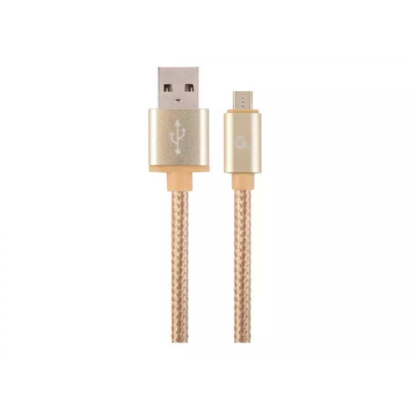 USB 2.0 kaabel GEMBIRD CCB-mUSB2B-AMBM-6 — USB A kuni Micro-USB B, 1,8 m, kuldne